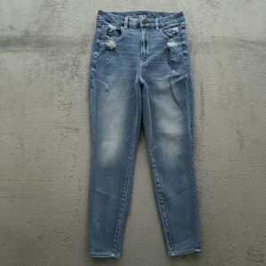 American Eagle Outfitters Blue Distressed Jeans